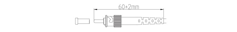 ST UPC 2.0/3.0mm Connector